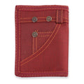 Cartera Jeans Estilo Vaquero con Compartimentos