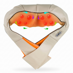 Masajeador Cervical Ergonómico con Calor Infrarrojo | Rotación Bidireccional