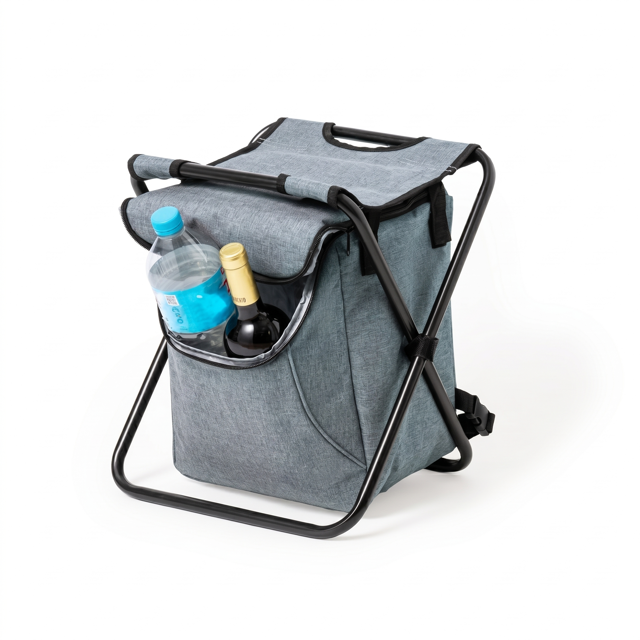 Mochila con Silla y Nevera Integrada | Interior PEVA Isotérmico | Reforzada