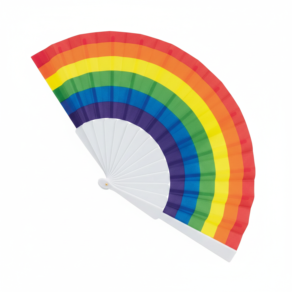 Abanico Multicolor – Tu Explosión de Color, Estilo y Frescura