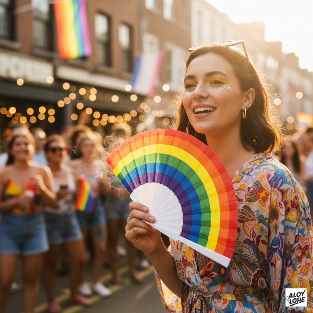 Abanico Multicolor – Tu Explosión de Color, Estilo y Frescura