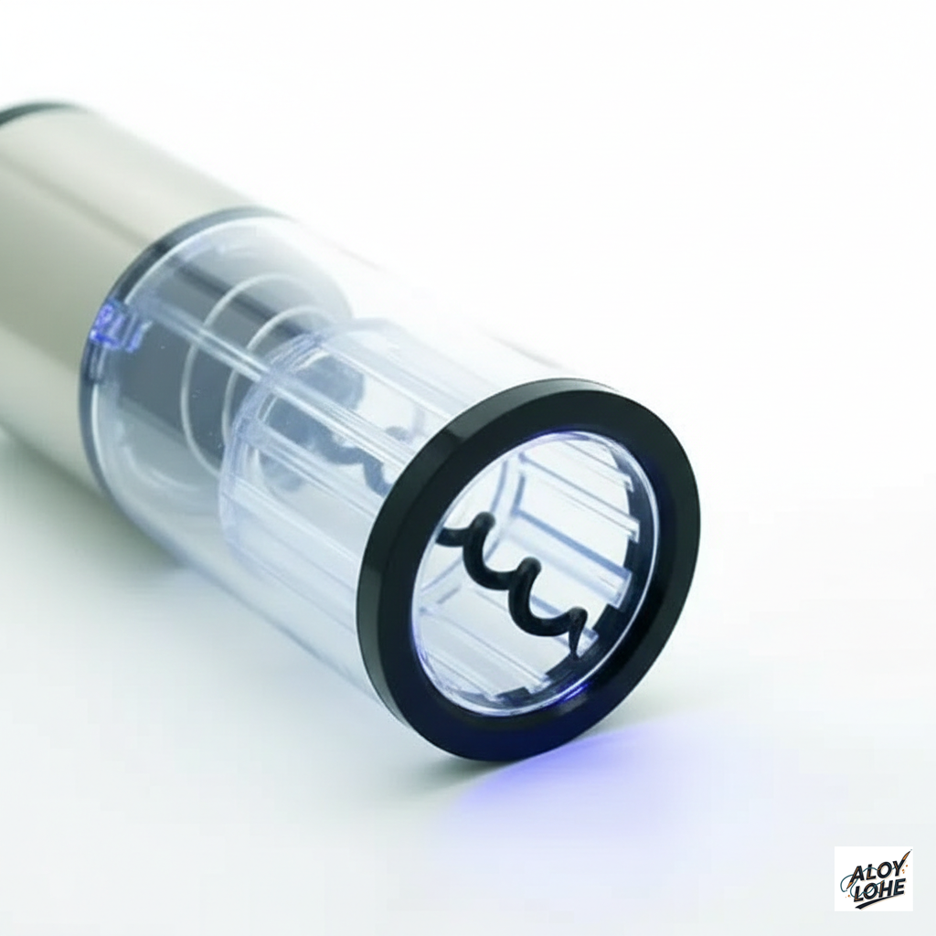 Abridor de Vino Eléctrico en Acero Inoxidable: Sacacorchos Automático con Luz LED