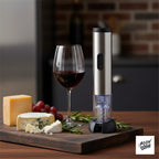 Abridor de Vino Eléctrico en Acero Inoxidable: Sacacorchos Automático con Luz LED