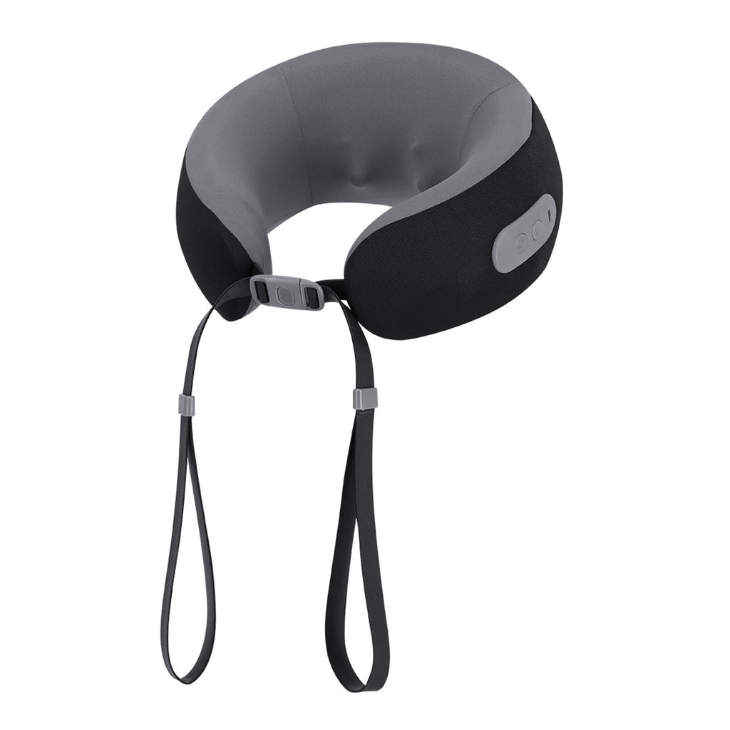Almohada de Viaje Ergonómica Somnus: Cojín Recargable con Función de Vibración y Calor