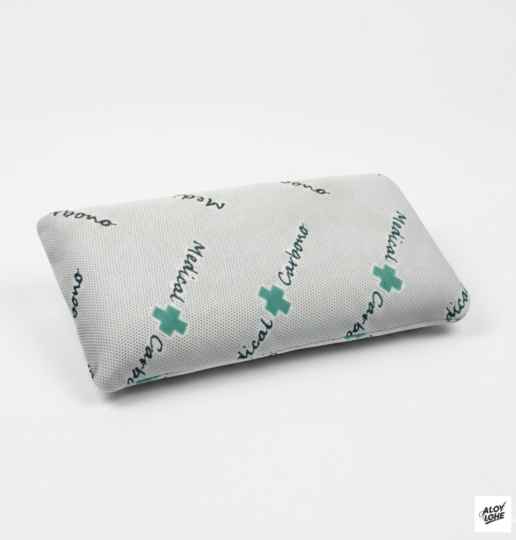 Almohada Viscoelástica Carbono Activo: Descanso Avanzado y Confort Térmico