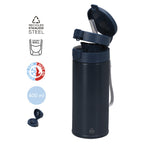 Botella Térmica Acero Inoxidable Reciclado 400ml | Aloy Regalos
