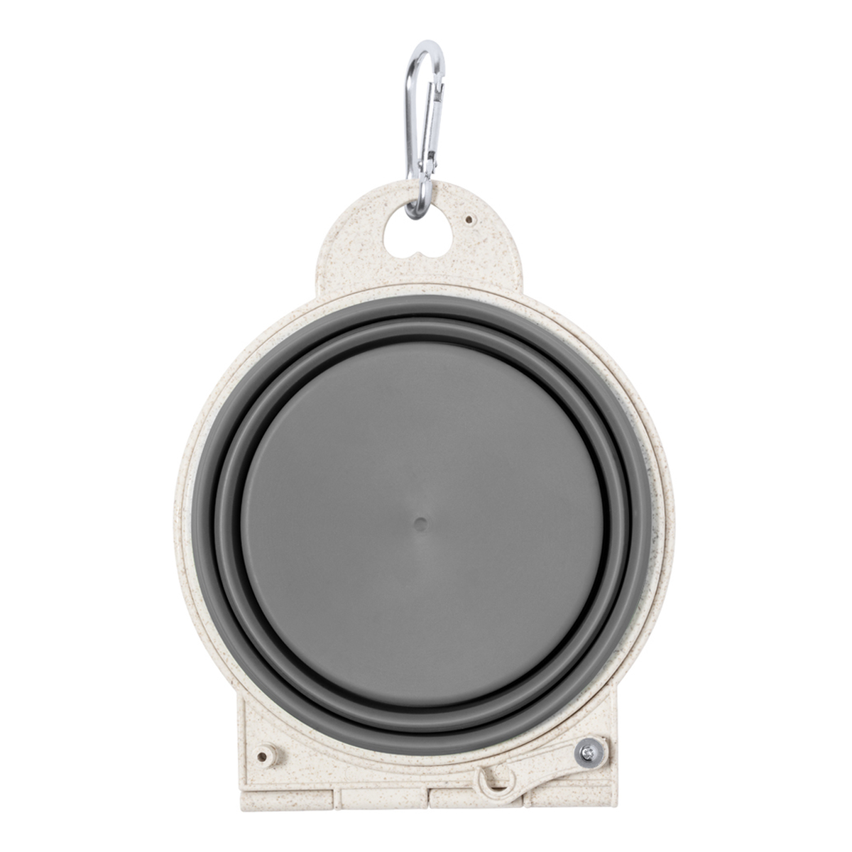 Bowl Plegable para Mascotas con Doble Compartimento - Caña de Trigo