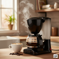 Cafetera Eléctrica de Goteo de 0,6L – Café Recién Hecho y Caliente con Sistema Anti-Goteo