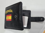 Cartera de Cuero PU con Bandera de España