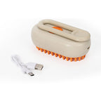 Cepillo de vapor para mascotas con cable de carga USB incluido