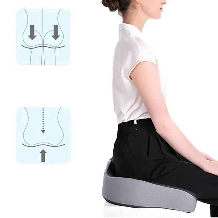 Cojín de Asiento Ergonómico Viscoelástico: Confort Avanzado para el Día a Día