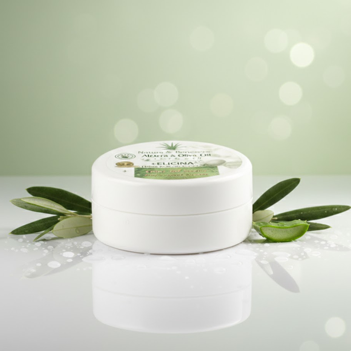 Crema de baba de caracol y aloe vera con caja de presentación