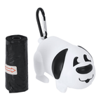 Dispensador de Bolsas para Mascotas Diseño Perro con Mosquetón