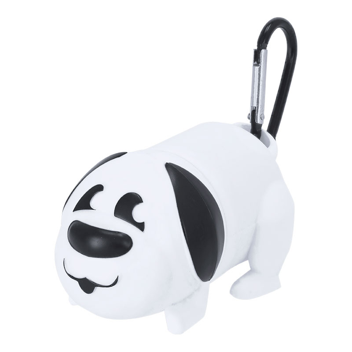 Dispensador de Bolsas para Mascotas Diseño Perro con Mosquetón