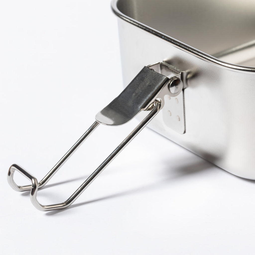 Fiambrera de Acero Inoxidable Reciclado Aloy: Diseño Sostenible y Doble Compartimento