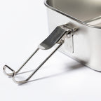 Fiambrera de Acero Inoxidable Reciclado Aloy: Diseño Sostenible y Doble Compartimento
