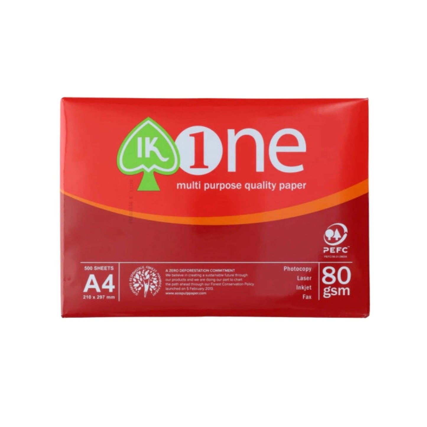 Pack de 500 Hojas A4 para Impresora 80g | Folios Blancos Multiusos IK One