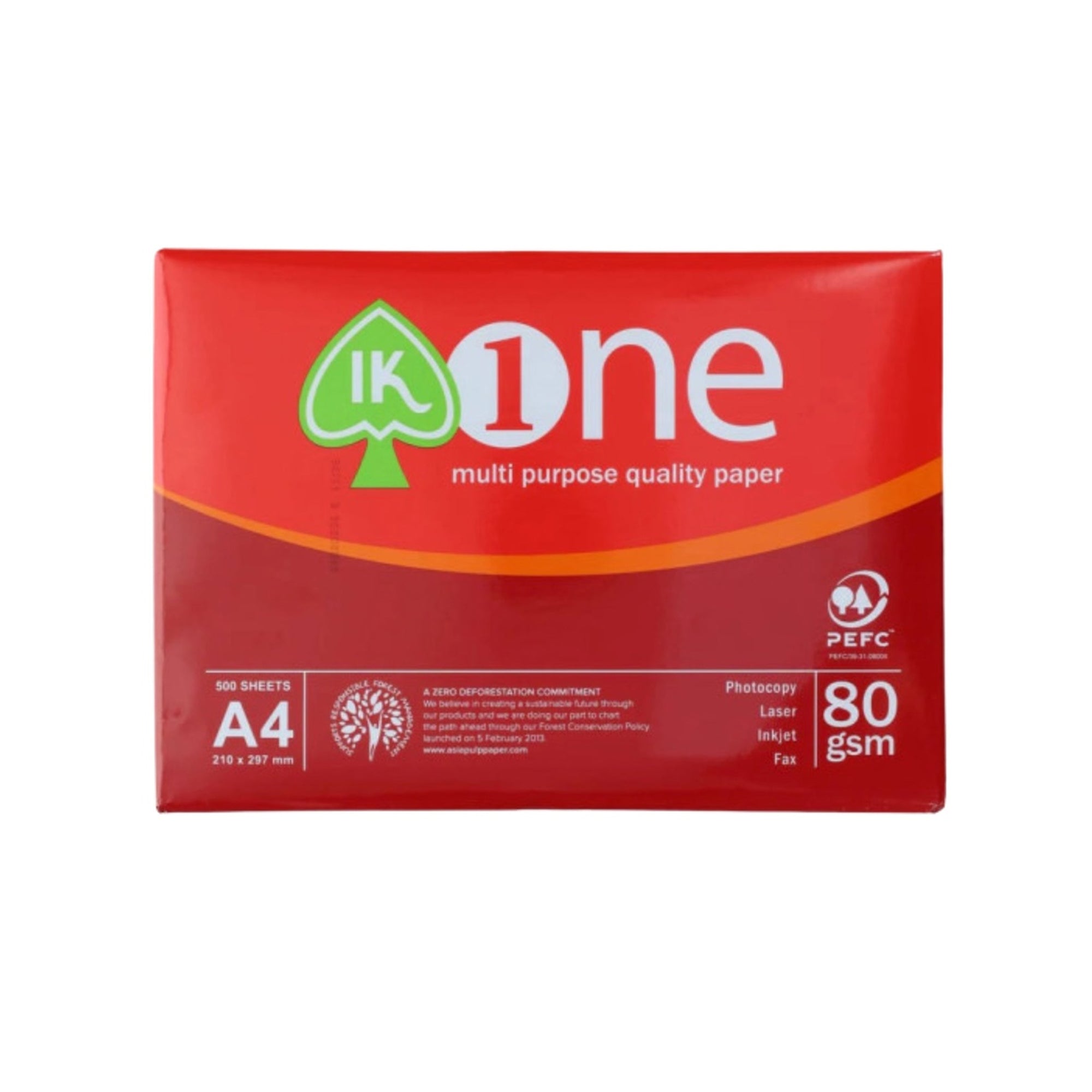 Pack de 500 Hojas A4 para Impresora 80g | Folios Blancos Multiusos IK One