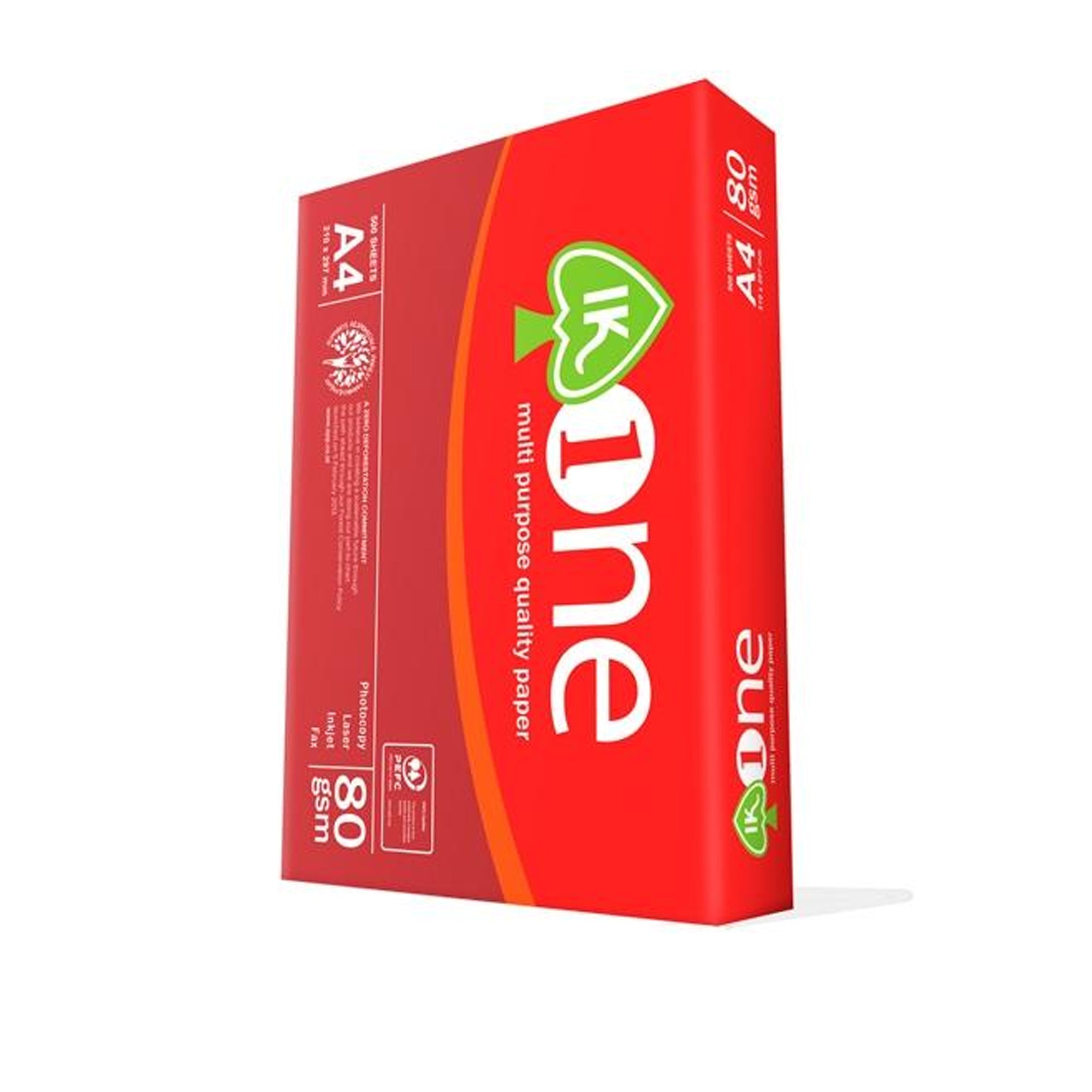Pack de 500 Hojas A4 para Impresora 80g | Folios Blancos Multiusos IK One