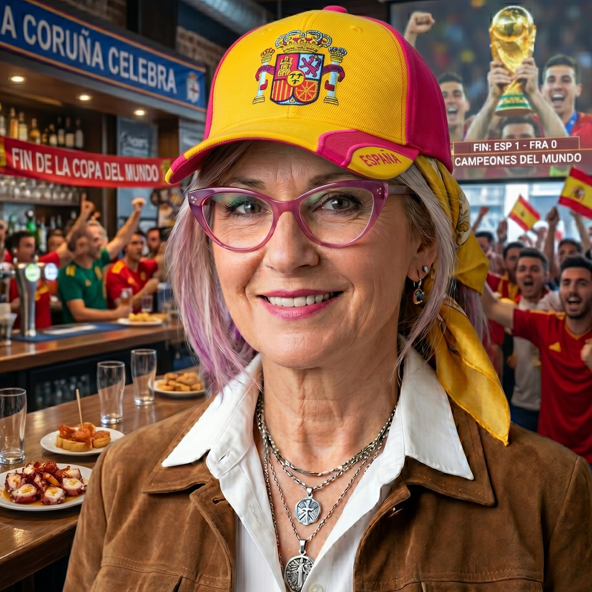 Gorra de España Deportiva Roja y Amarilla con Escudo Bordado | Visera Ajustable Casual