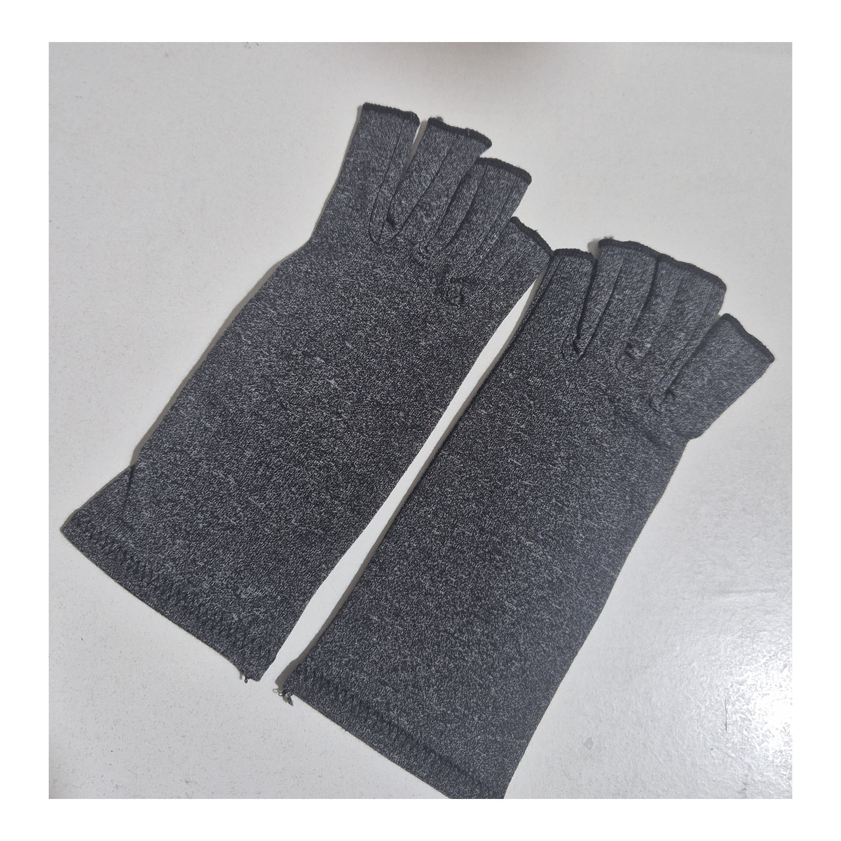 Guantes de Compresión sin Dedos para Manos - Algodón y Spandex