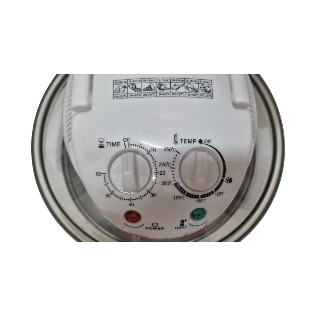 Horno de Convección de Cristal 1300W - Capacidad 12L