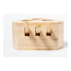 Juguete Interactivo de Madera para Gatos con 3 Figuras Sorpresa