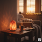 Lámpara de Sal del Himalaya Natural (21 cm): Iluminación Ambiental y Decoración Orgánica