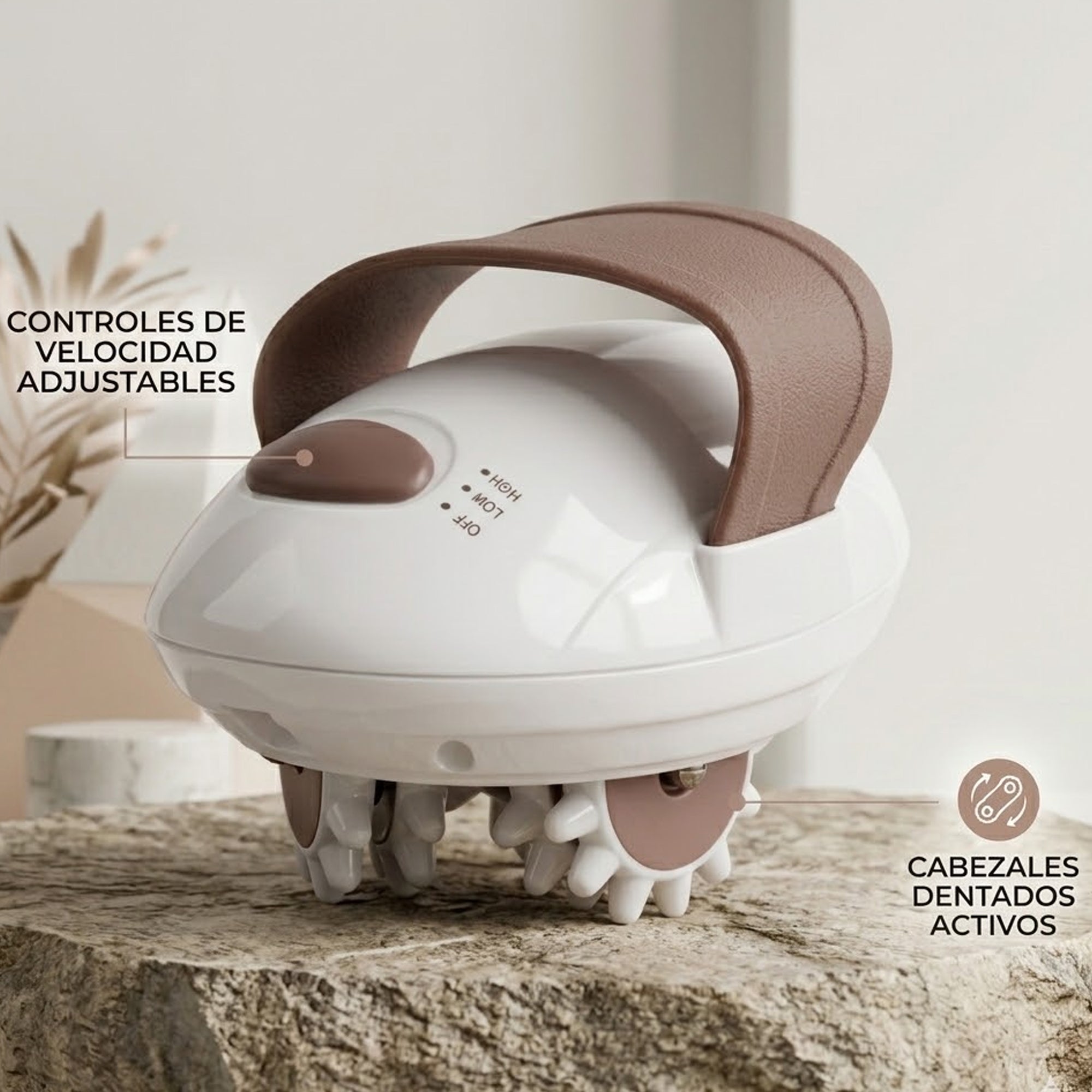 Masajeador Corporal Eléctrico con Sistema de Rodillos Giratorios
