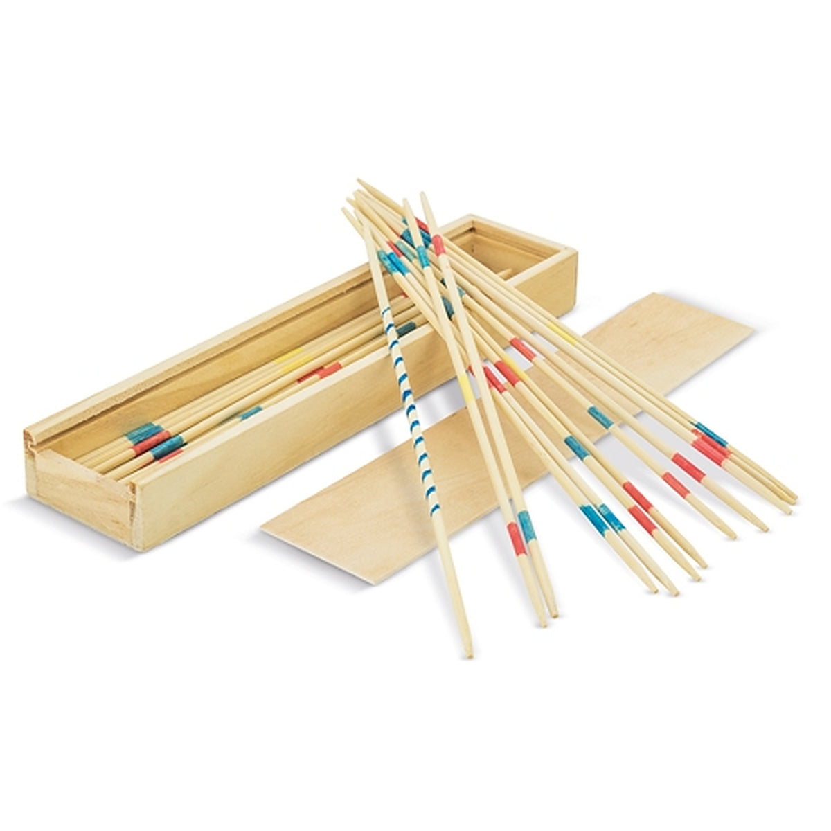 Mikado de Madera con Estuche — Juego de Palillos Chinos de Habilidad