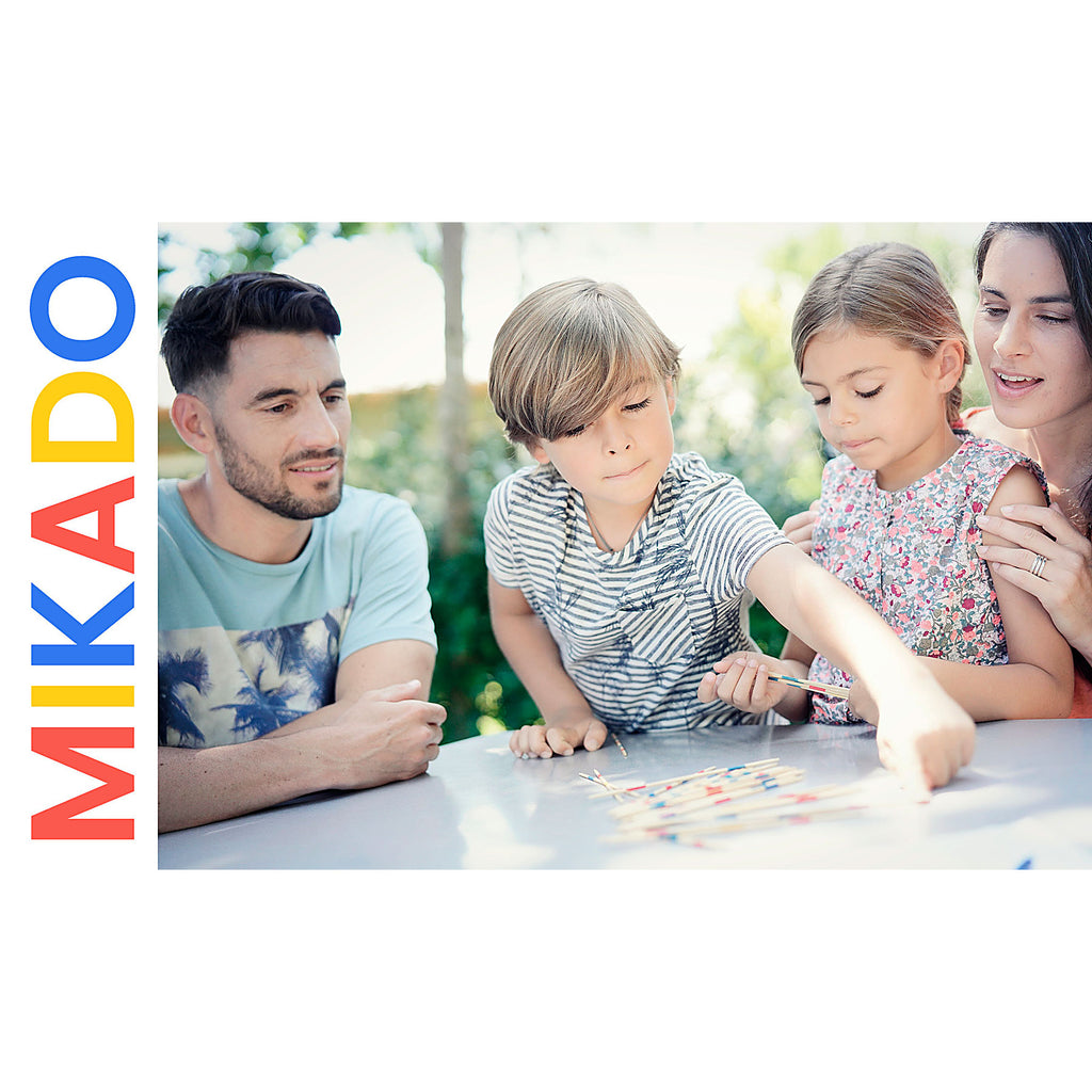 Mikado de Madera con Estuche — Juego de Palillos Chinos de Habilidad
