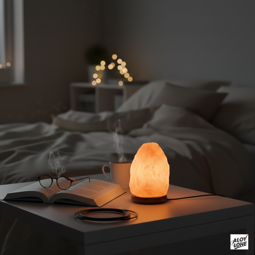 Mini Lámpara de Sal del Himalaya USB – Bienestar Portátil y Energía Positiva para tu Espacio