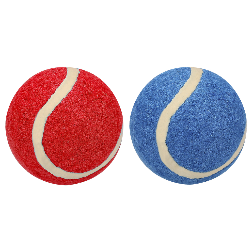 Pelota para Mascotas de Goma Resistente Forrada - 6,4 cm