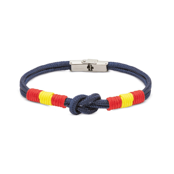Pulsera Bandera de España Estilo Náutico – Edición Militar y Azul Marino
