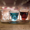 Set de 3 Vasos Calavera (130ml) – Estilo Gótico y Original para Licores y Chupitos