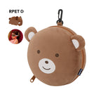 Set de Viaje Infantil Staneks 2 en 1: Peluche Osito y Kit de Descanso RPET