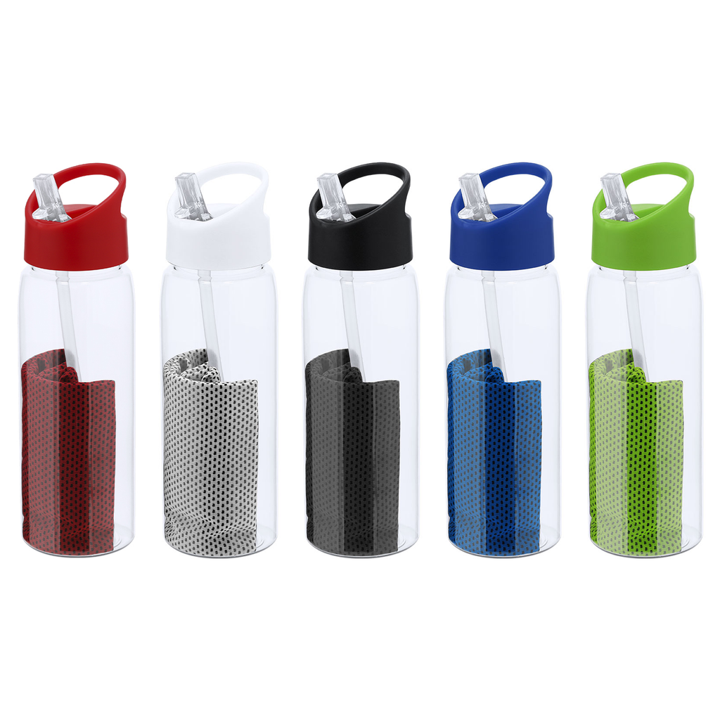 Set Bidón y Toalla RPET 800ml | Aloy Regalos