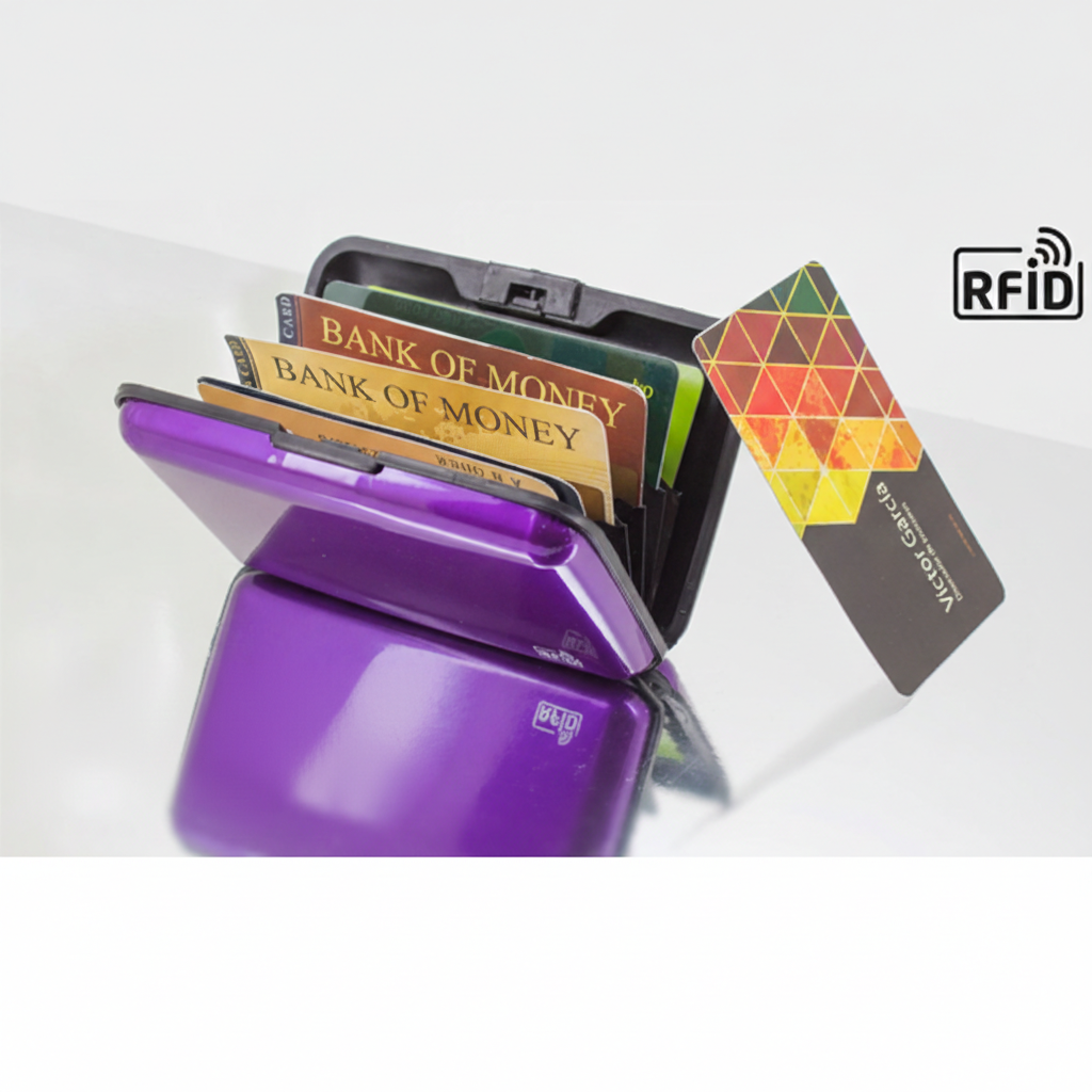 Tarjetero de Seguridad con Protección RFID – Blindaje Total para tus Tarjetas