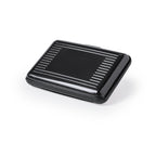Tarjetero de seguridad RFID en aluminio color negro