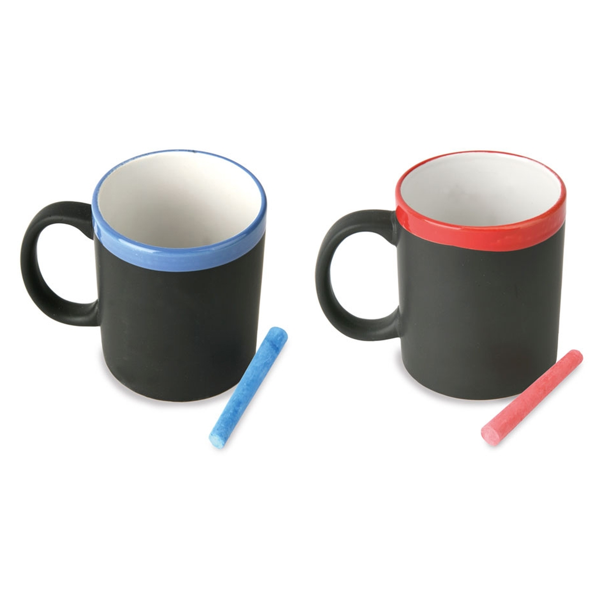 Taza de Cerámica Pizarra con Tiza a Juego - 320 ml