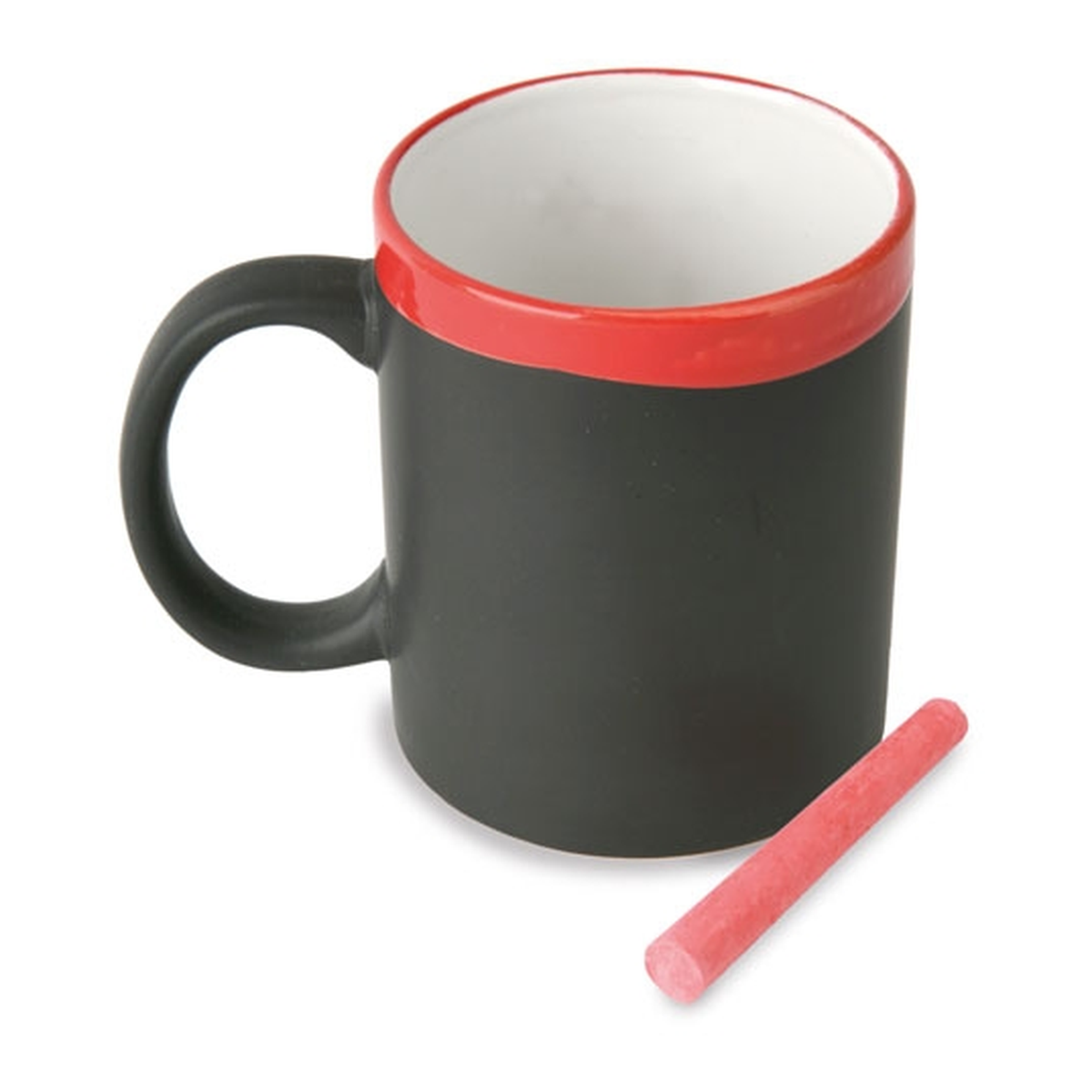 Taza de Cerámica Pizarra con Tiza a Juego - 320 ml